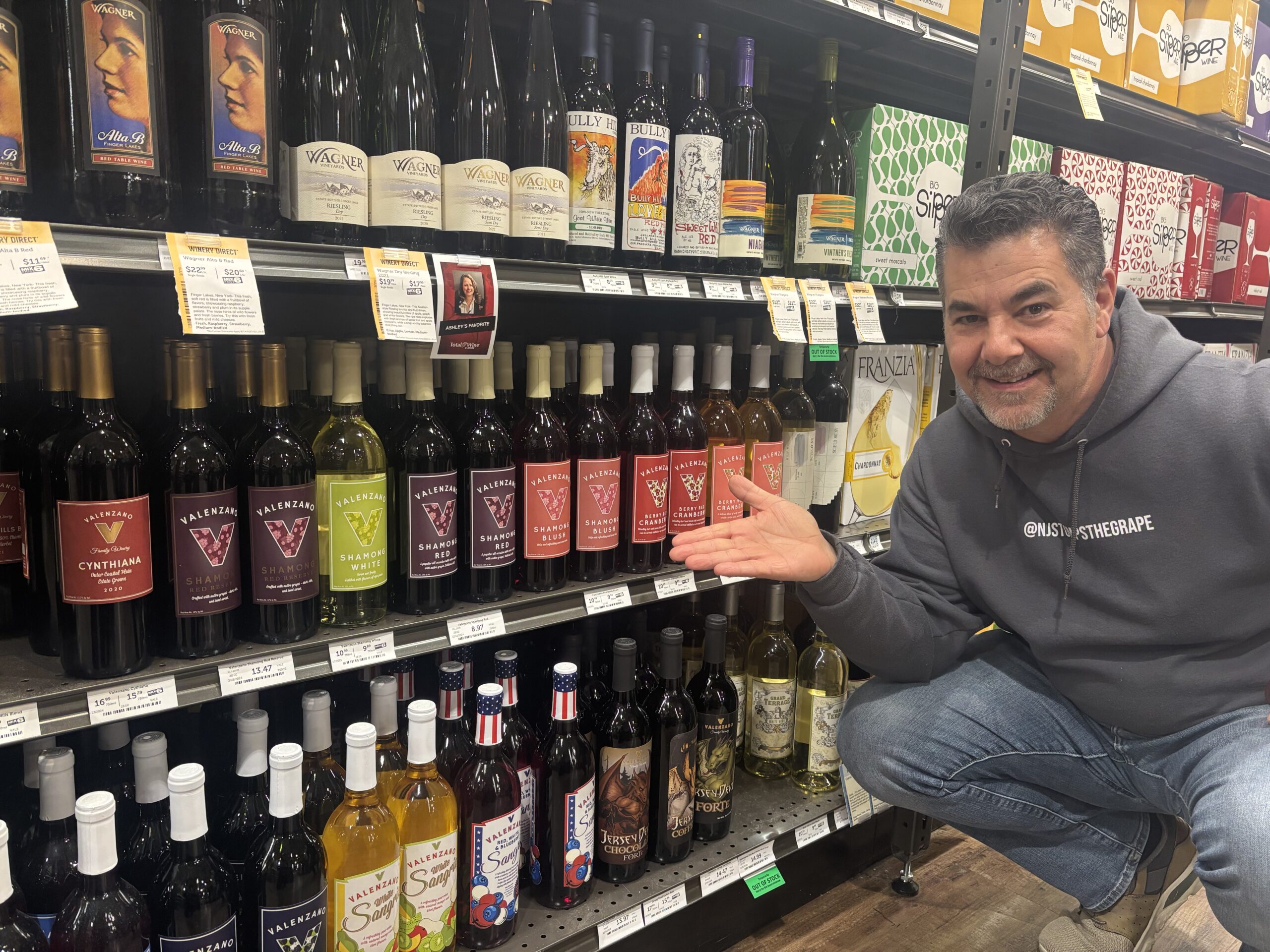 New Jersey's Valenzano Winery in Total Wine Stores